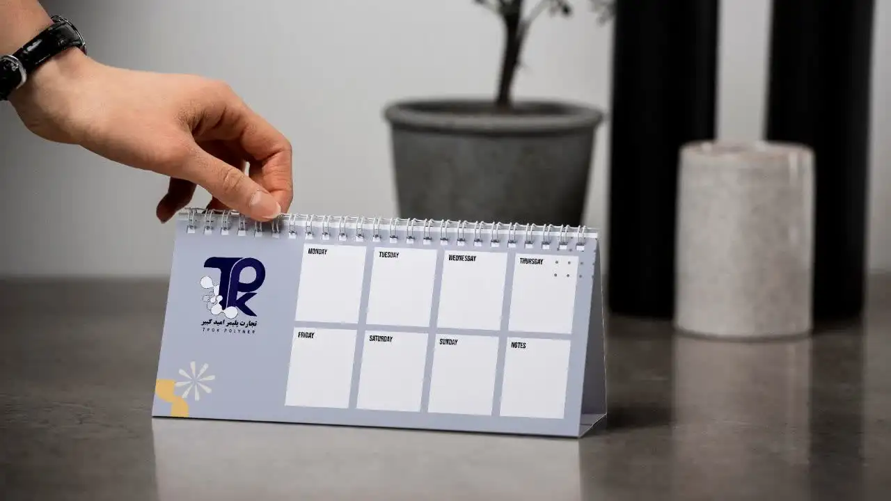 طراحی تقویم رومیزی